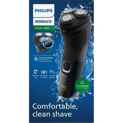 Philips Norelco Wet & Dry Men's Rechargeable Electric Shaver 2400 X3001/90 - Imperfect Box