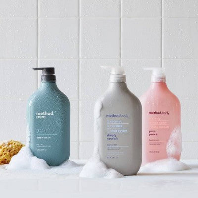 Method Men's Body Wash Sea + Surf 28 fl oz - Imperfect Container