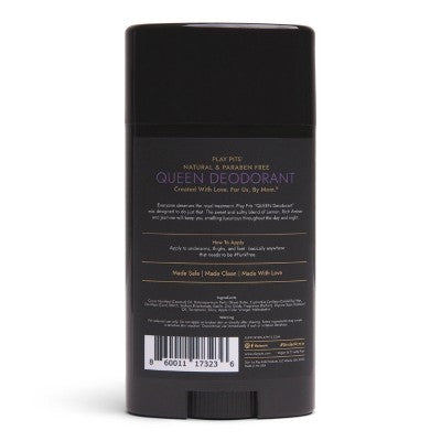 Play Pits Queen Natural Solid Deodorant 2.65oz - Imperfect Container