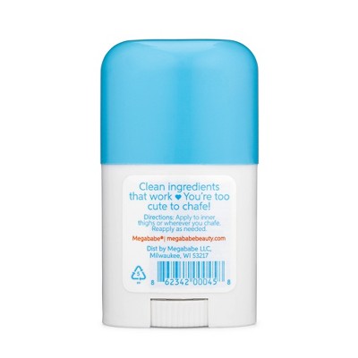 Megababe Thigh Rescue Lotion Anti-Chafe Stick Trial Size Pomegranate/Citrus Scent 0.81oz - Imperfect Container