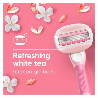 Venus Comfort Glide White Tea Women Razor Blade Refills  8ct - Imperfect Box
