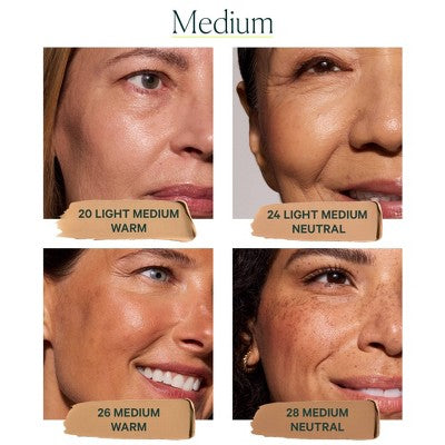 Well People Supernatural Complexion Stick Foundation&Concealer 20 Light Medium Warm 0.28oz - Imperfect Box
