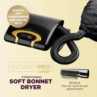 Conair InfintiPro Soft Bonnet Hair Dryer Gold - Imperfect Box