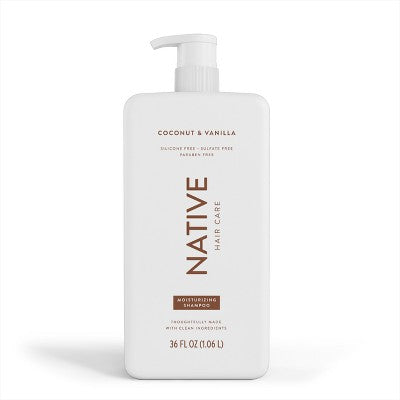 Native Coconut & Vanilla Hair Moisturizing Shampoo 36 fl oz - Imperfect Container