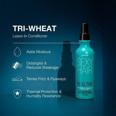 Sexy Hair Healthy Sexy Soy Tri-Wheat Leave-In Condtioner 8.5 fl oz - New