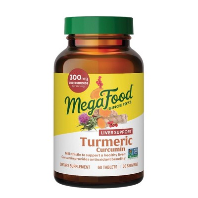 MegaFood Turmeric Supplement 60ct - New