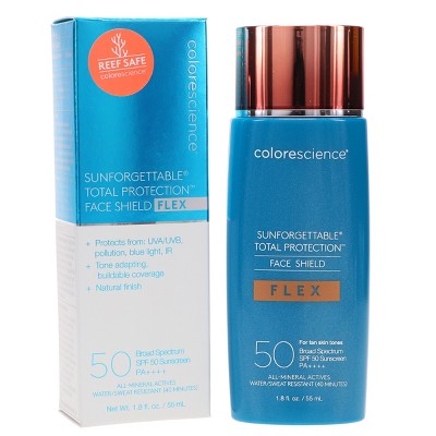 Colorescience Sunforgettable Total Protection Face Shield Flex SPF 50 Tan 1.8 oz - Missing Box