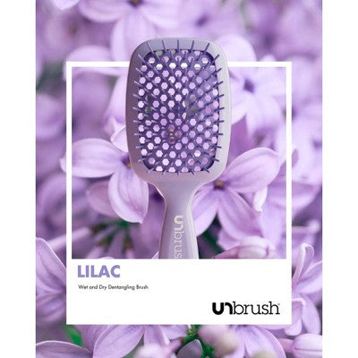 UNBrush Detangling Hair Brush Lilac Light Purple - Imperfect Box