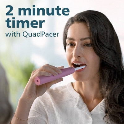 Philips Sonicare 4100 Plaque Control Rechargeable Electric Toothbrush HX3681/26 Deep Pink - Imperfect Box