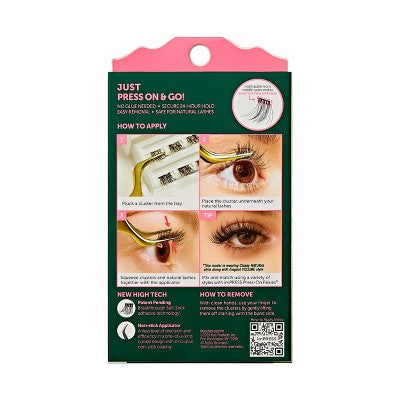 KISS Products Wicked X imPRESS Press-On Self Adhesive False Eyelashes Ozspresso 12ct - New - Osadia Concept Store