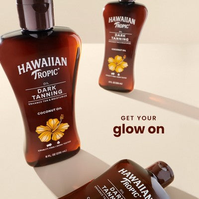 Hawaiian Tropic Dark Tanning Oil 8oz - Imperfect Container - Osadia Concept Store