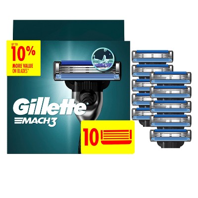 Gillette Mach3 Men's Razor Blade Refills 10ct - Missing Box