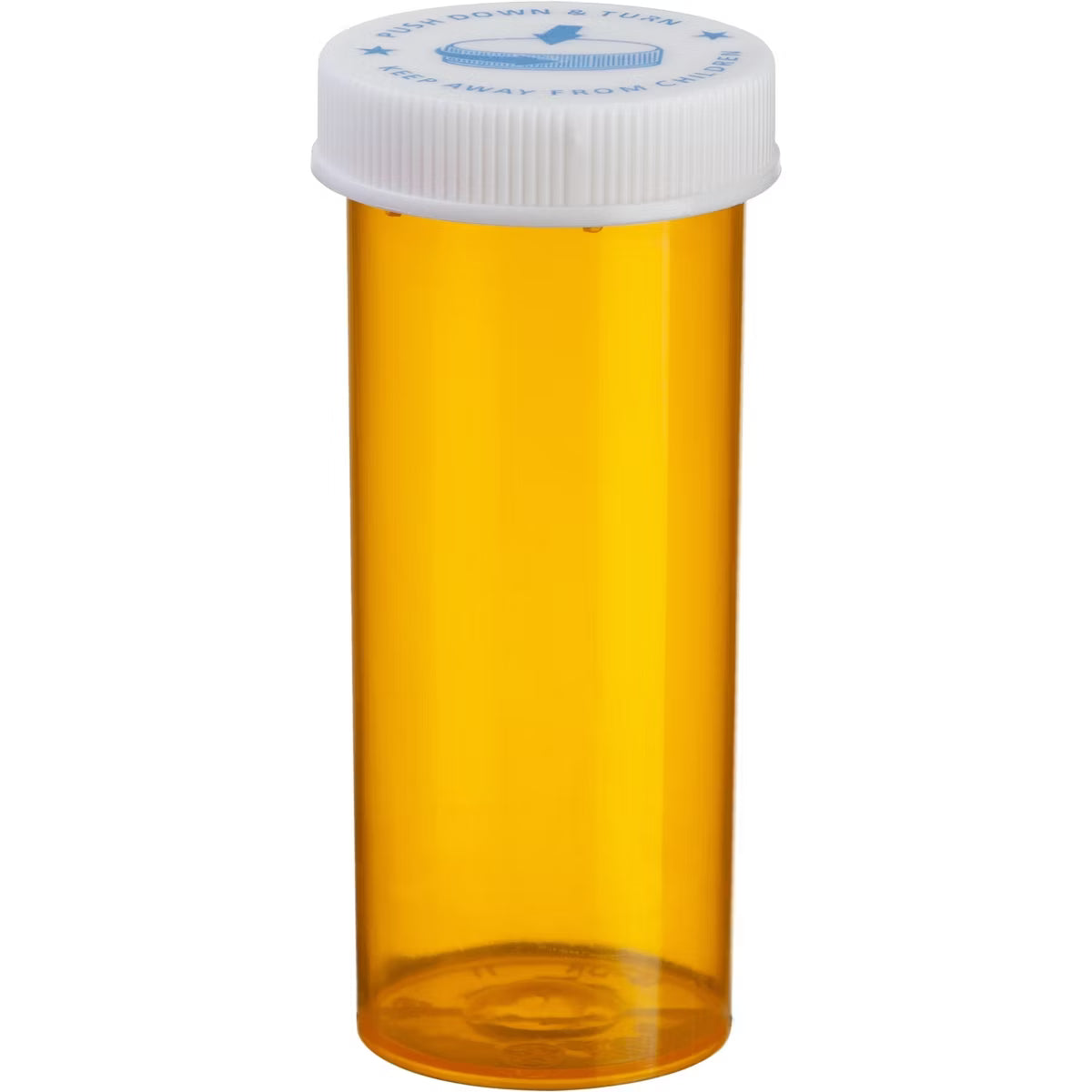 ColorSafe Amber Prescription Vial, 8 Dram, with Child-Resistant (CRC) Cap