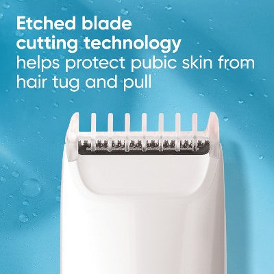 Venus for Pubic Hair & Skin Gentle Trimmer + 1 Attachment Comb 2pk - Imperfect Box