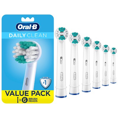 Oral-B Daily Clean Electric Toothbrush Replacement Brush Heads Refill 6ct - Imperfect Box