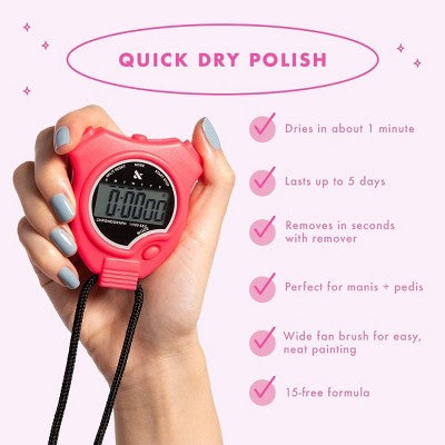 Olive & June Quick Dry Top Coat Nail Polish Fairy 0.92 fl oz - New