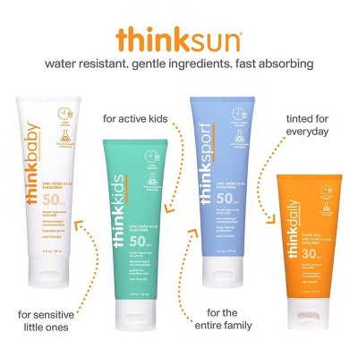 thinksport All Sheer Mineral Sunscreen Spray SPF 50 6oz - New