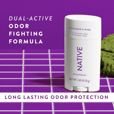 Native Solid Deodorant Lavender & Rose 2.65oz - Imperfect Container