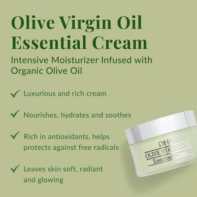 DHC Olive Virgin Oil Essential Moisturizing Cream 1.7 fl oz - Imperfect Box