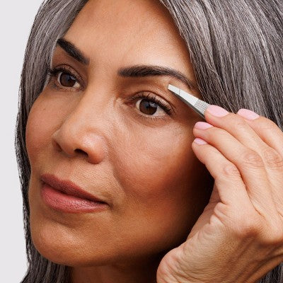 Tweezerman No Slip Wide Grip Slant Tweezer - New