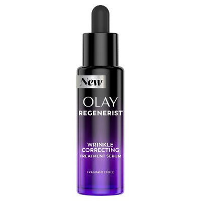 Olay Regenerist Anti-Aging Night Serum, Hydrating & Wrinkle Correcting Treatment 1 fl oz - Imperfect Box
