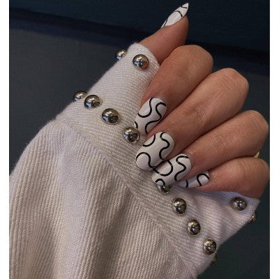 Chillhouse Chill Tips Press-On Fake Nails Wavy Baby 24ct - New