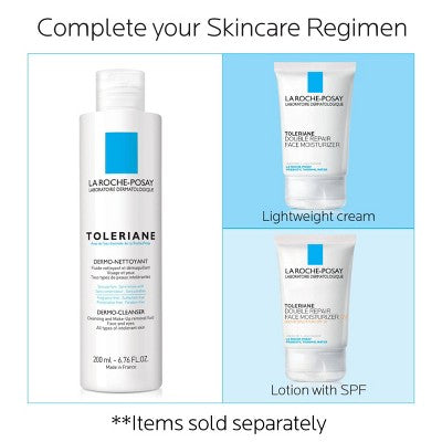 La Roche Posay Toleriane Dermo Milky Facial Makeup Remover Unscented 6.76 fl oz - Imperfect Container