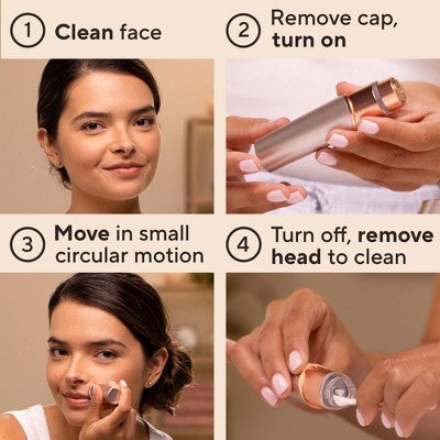Finishing Touch Flawless Facial Hair Remover Electric Razor for Women - Imperfect Box