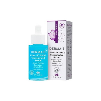 derma e Ultra Lift DMAE Concentrated Facial Serum 1 fl oz - New