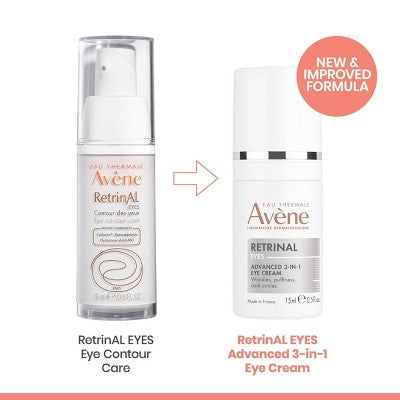 Avene Retrinal Advanced 3-In-1 Eye Cream 0.5 fl oz - Imperfect Box