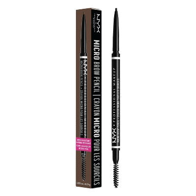 NYX Professional Makeup Vegan Micro Eyebrow Pencil 08 Black 0.003oz - Imperfect Box
