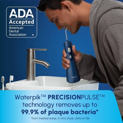 Waterpik Cordless Plus Rechargeable Water Flosser Blue - Imperfect Box