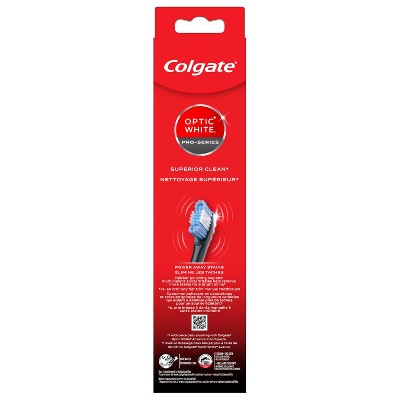 Colgate Optic White Pro Series Sonic Battery Powered Toothbrush Black - Imperfect Box
