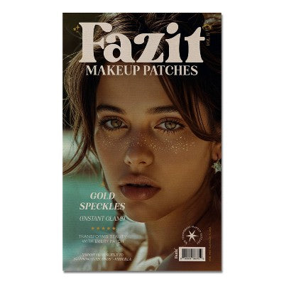 Fazit Gold Glitter Freckle Makeup Patches - New