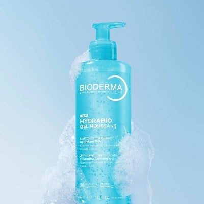 Bioderma Hydrabio Foaming Gel Facial Cleanser 400ml - Small Amount Missing