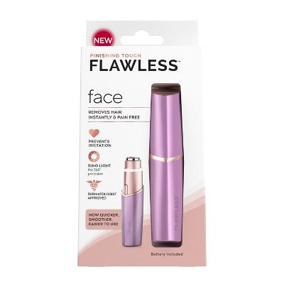 Finishing Touch Flawless Facial Hair Remover Electric Razor for Women - Imperfect Box