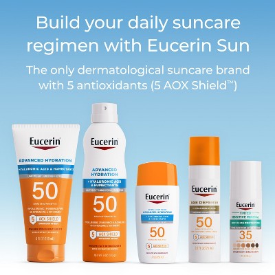 Eucerin Advanced Hydration Sunscreen Lotion SPF 50 5 fl oz - New