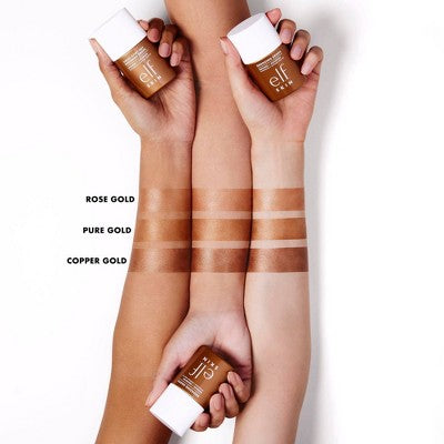 e.l.f. SKIN Bronzing Drops Pure Gold 1 fl oz - New