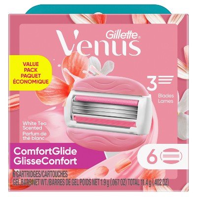Venus Comfortglide White Tea Women's Razor Blade Refills 6ct - Missing Box