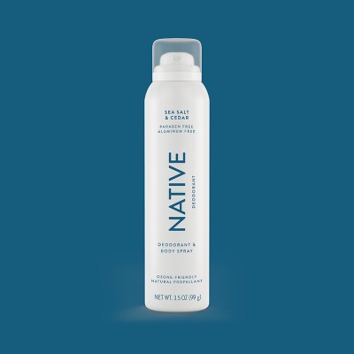 Native Spray Deodorant Sea Salt & Cedar 3.5oz - Missing Lid