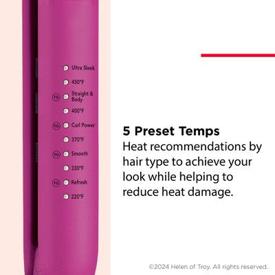 Revlon Easy Heat Precision Hair Flat Iron 1" - Imperfect Box