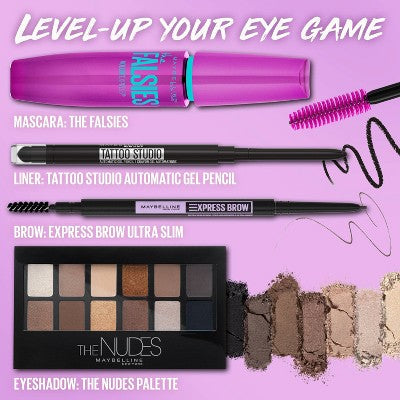 Maybelline The Blushed Nudes Eye Shadow Palette 06 0.34oz - Imperfect Box