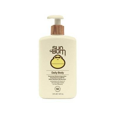 Sun Bum Daily Sunscreen Body Lotion SPF 50 8 fl oz - Imperfect Container
