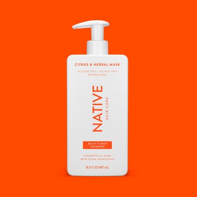 Native Citrus Herbal Musk Daily Shampoo for Men & Women 16.5 fl oz - New