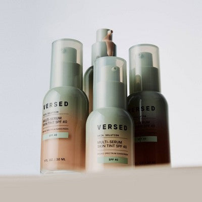 Versed Skin Solution Multi-Serum Skin Tint Foundation SPF 40 6O 1 fl oz - Imperfect Container
