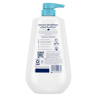 Dove Beauty Gentle Exfoliating Body Wash Pump 30.6 fl oz - Imperfect Container