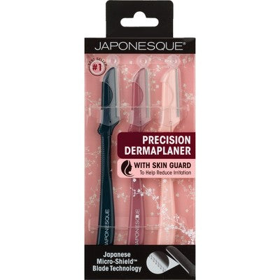 JAPONESQUE Precision Dermaplaner Facial Brush Razors 3ct - New - Osadia Concept Store