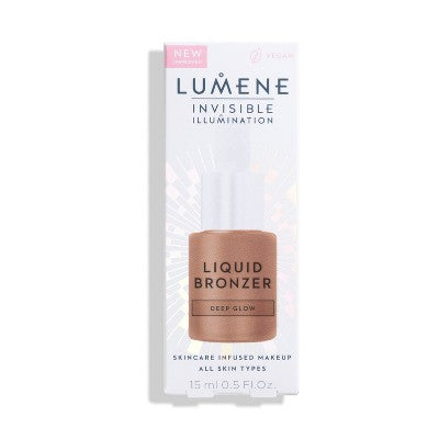 Lumene Invisible Illumination Liquid Bronzer Deep Glow 0.5 fl oz - New