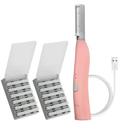 Spa Sciences SIMA Deluxe Sonic Dermaplaning Tool for Exfoliation & Peach Fuzz Removal - Imperfect Box