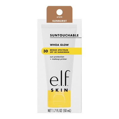 e.l.f. SKIN Suntouchable Whoa Glow Sunscreen & Primer Sunburst SPF 30 1.69 fl oz - Imperfect Box